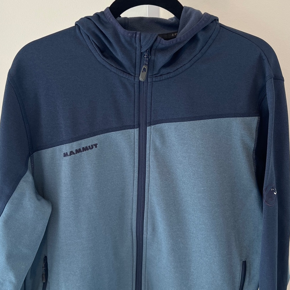Mammut Two-Tone Blue Performance Jacket Mens Sz XL - Picture 2 of 9